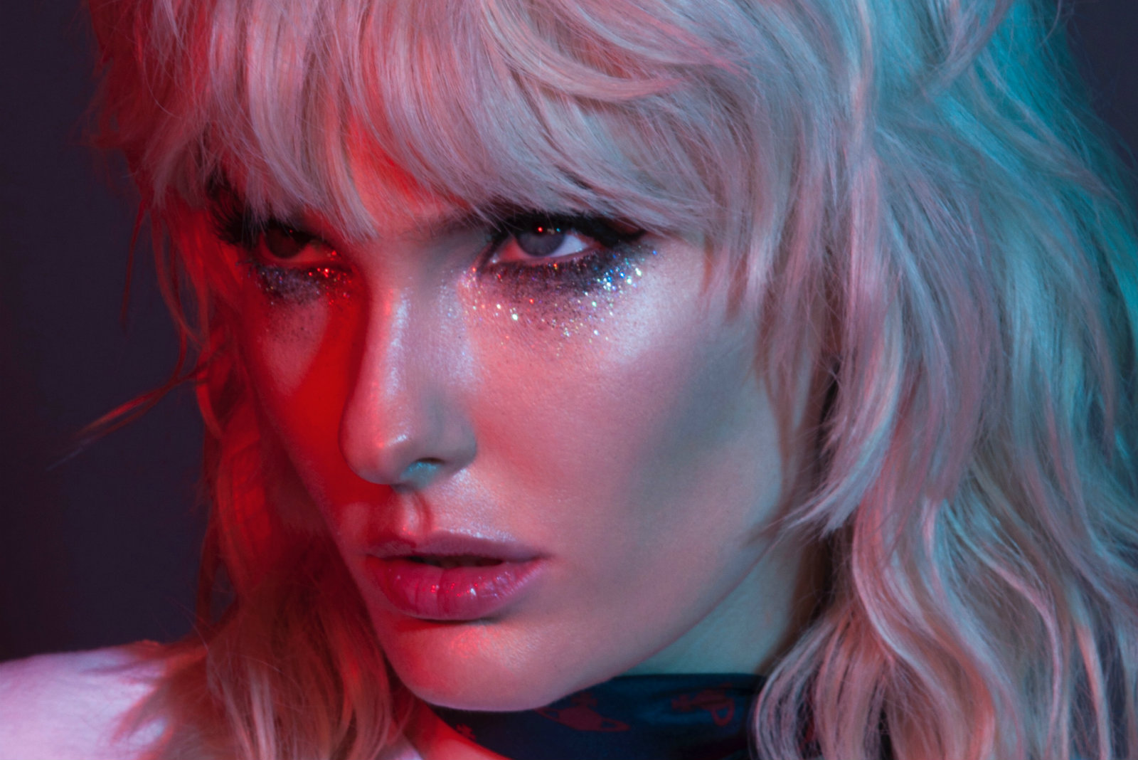 Boombox Blitz: Ace Harper strikes a pose in ‘Neon Heart’ video