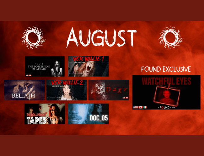 Stream & Scream: FoundTV (August 2026)